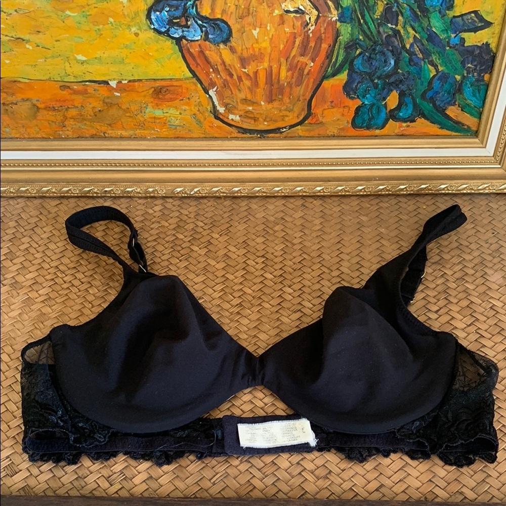 Donna Karen Black underwires Lace Bra